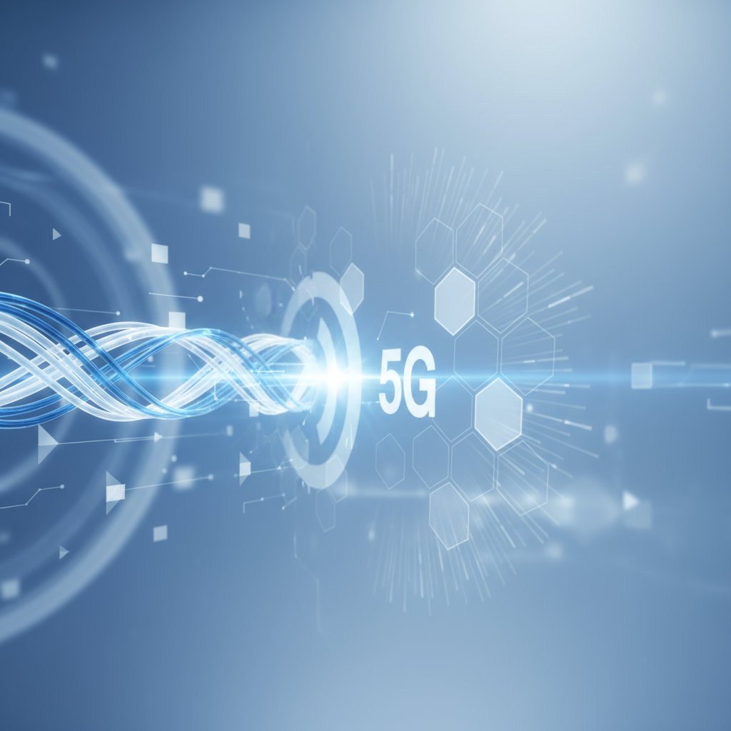 صورة توضيحية لشبكة الفايبر مقابل 5G