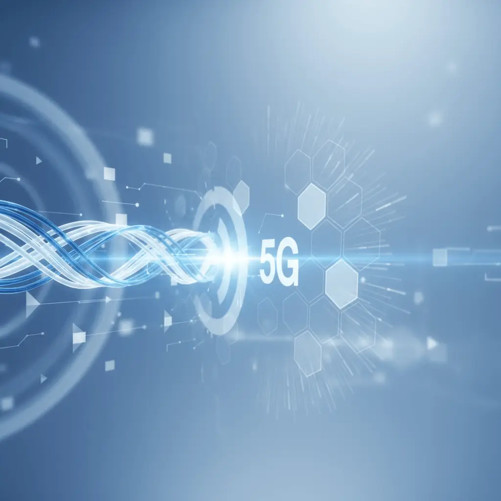 صورة توضيحية لشبكة الفايبر مقابل 5G